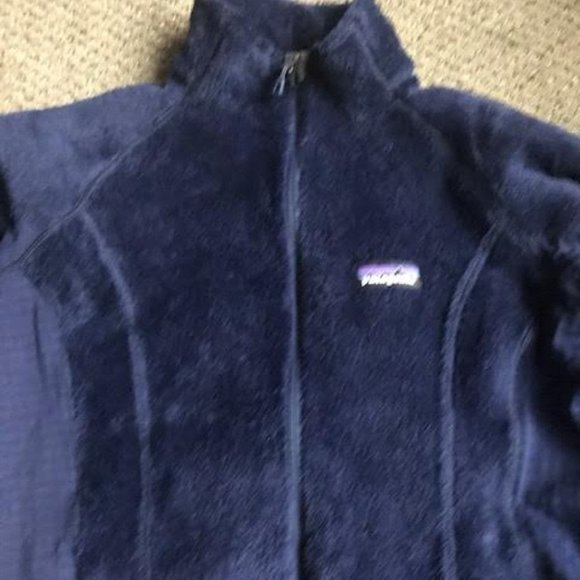 Dark Blue "Fuzzy" Outerwear Jacket from Patagonia - Picture 3 of 3